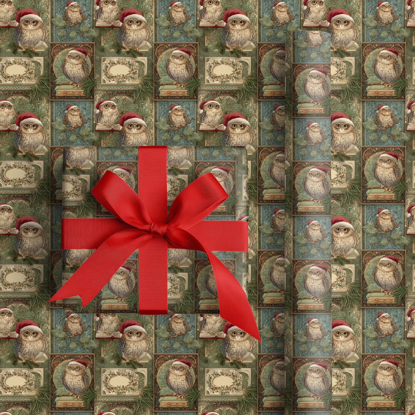 Wise Owls Wait For Christmas