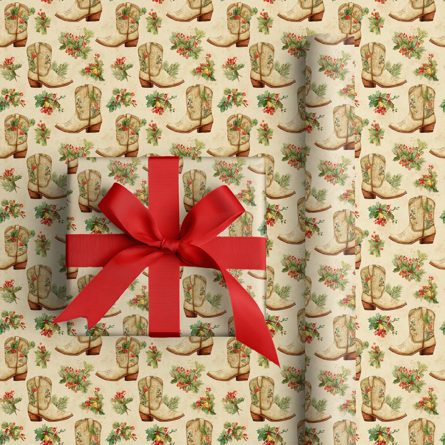 Cowboy Christmas Blooms With Tradition