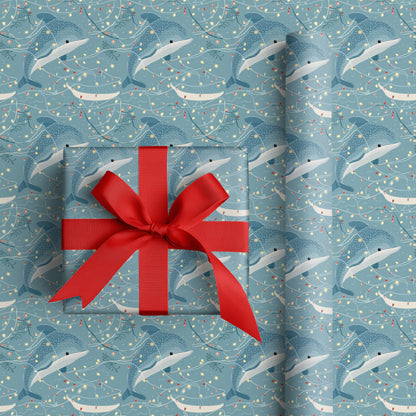 Winter Whales Dance With Starlight