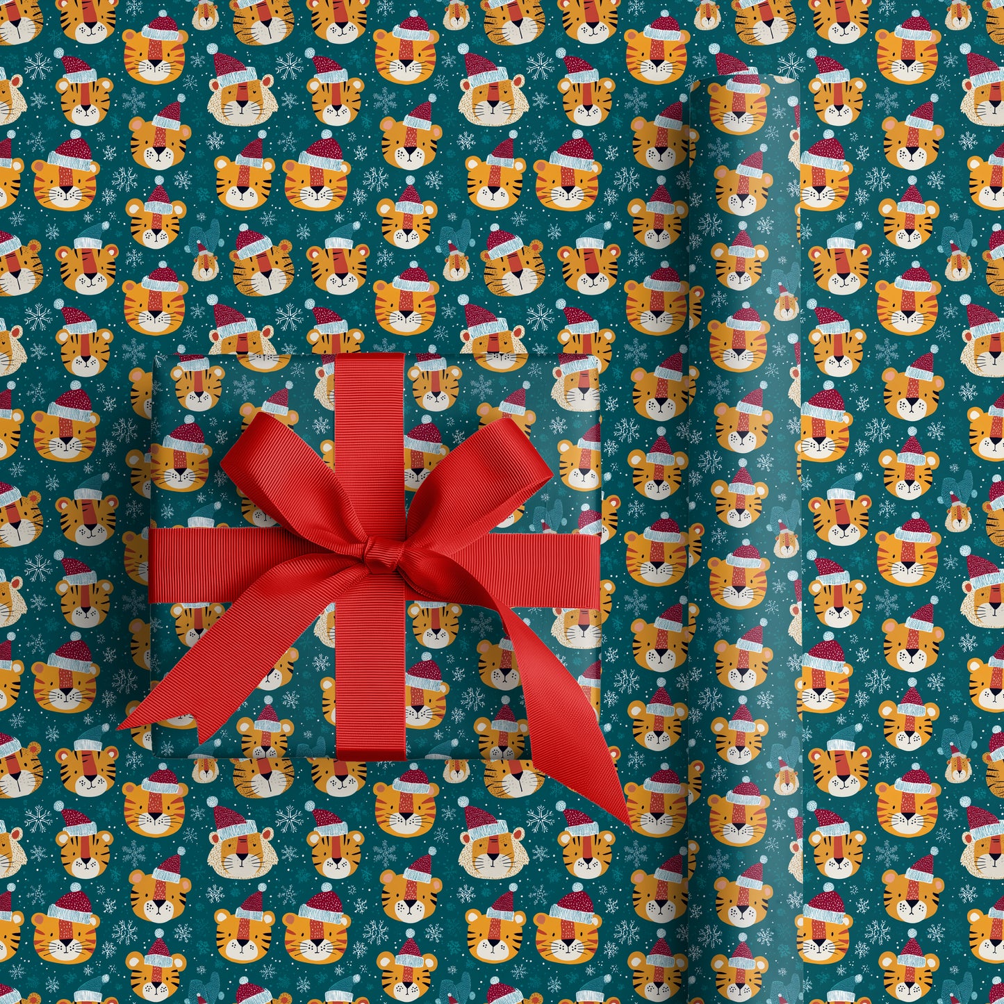 Tigers Celebrate Winter's Playful Dance