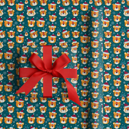 Tigers Celebrate Winter's Playful Dance