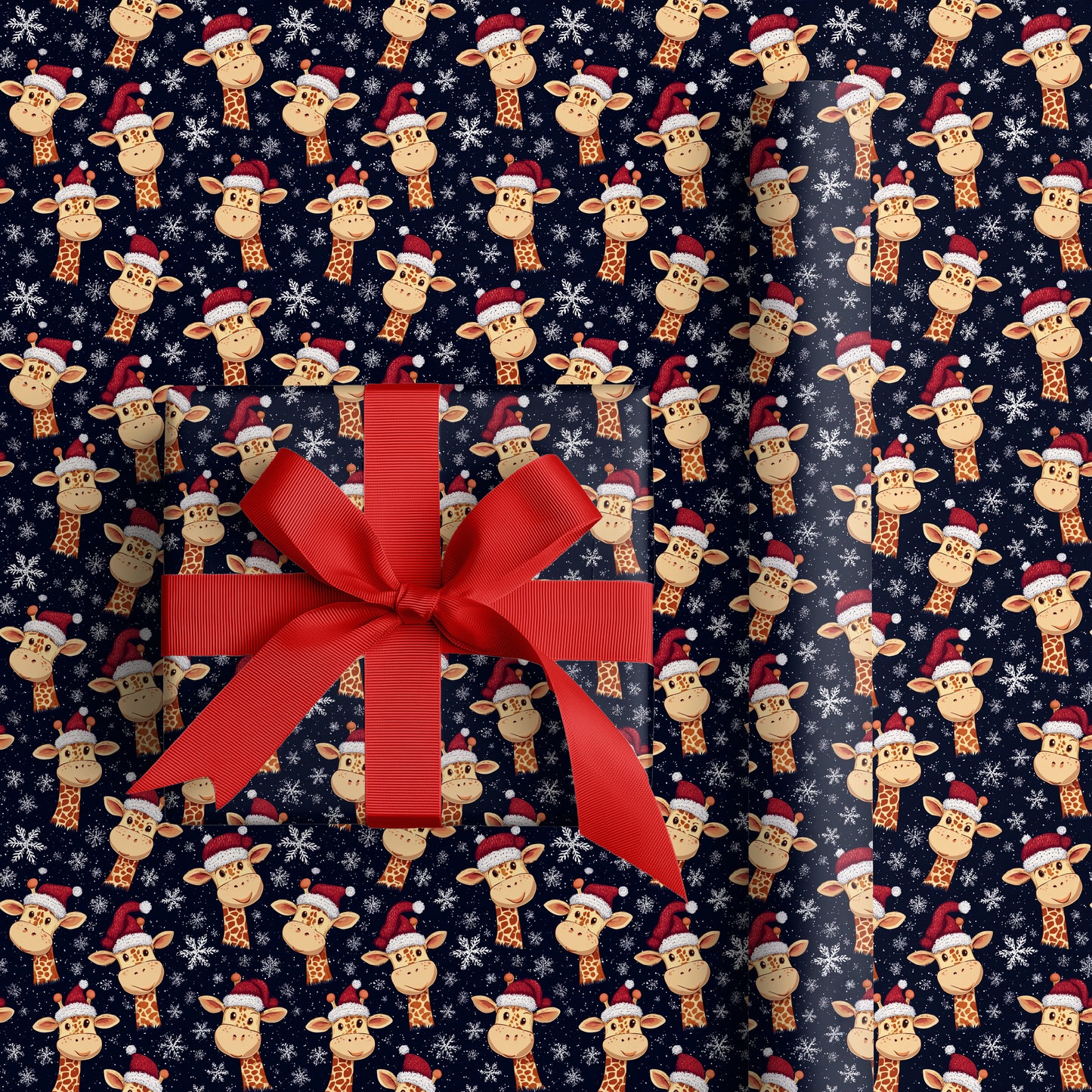 Jolly Giraffes Dance Through Winter