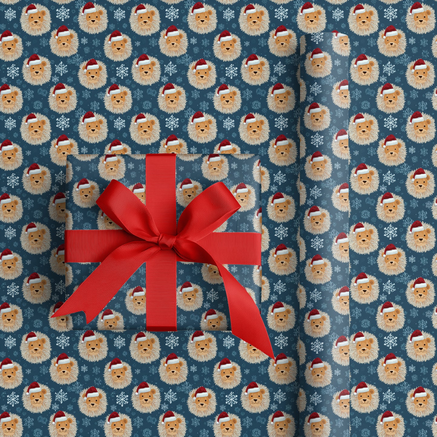 Lions Celebrate Winter's Festive Magic