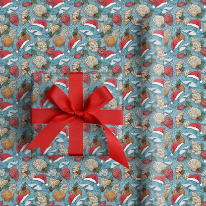 Sharks Wear Santa Hats Underwater