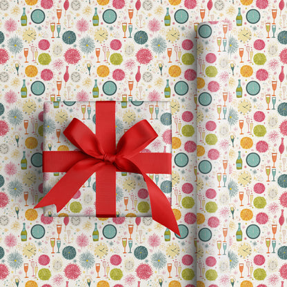 Midnight Sparkles Before Celebration