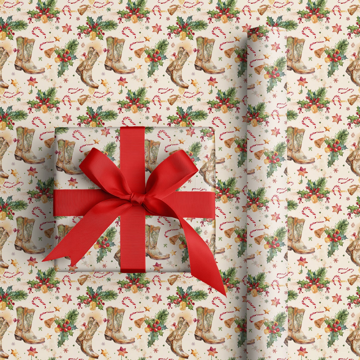 Cowboy Christmas Sparkles Softly