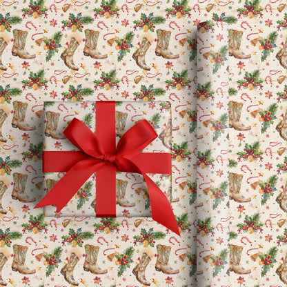 Cowboy Christmas Sparkles Softly