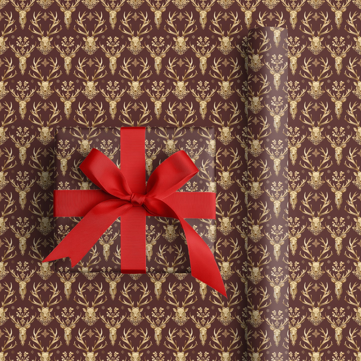 Regal Antlers Dance Through Baroque Nights