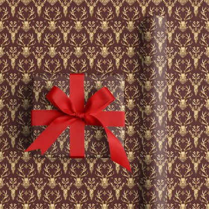 Regal Antlers Dance Through Baroque Nights