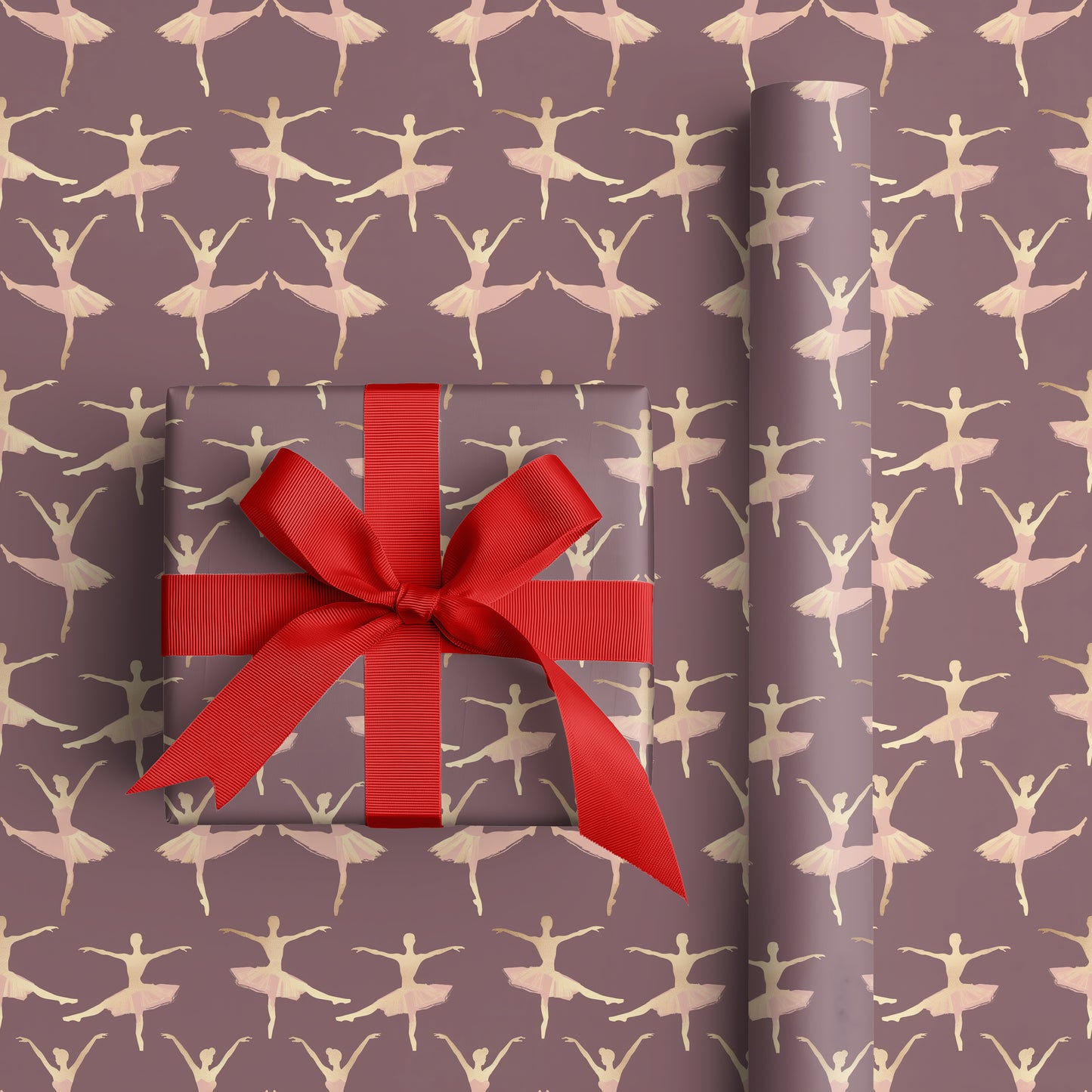 Dancing Between Soft Purple Shadows