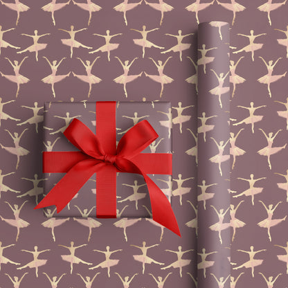 Dancing Between Soft Purple Shadows