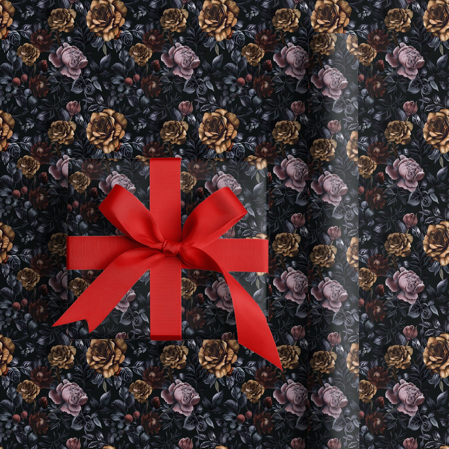 Midnight Blooms In Velvet Darkness