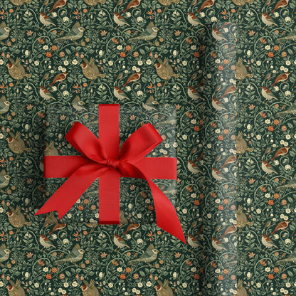 Feathered Tales In Green Tapestry