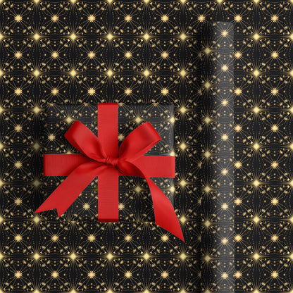 Cosmic Starlight Dance Across Obsidian Canvas