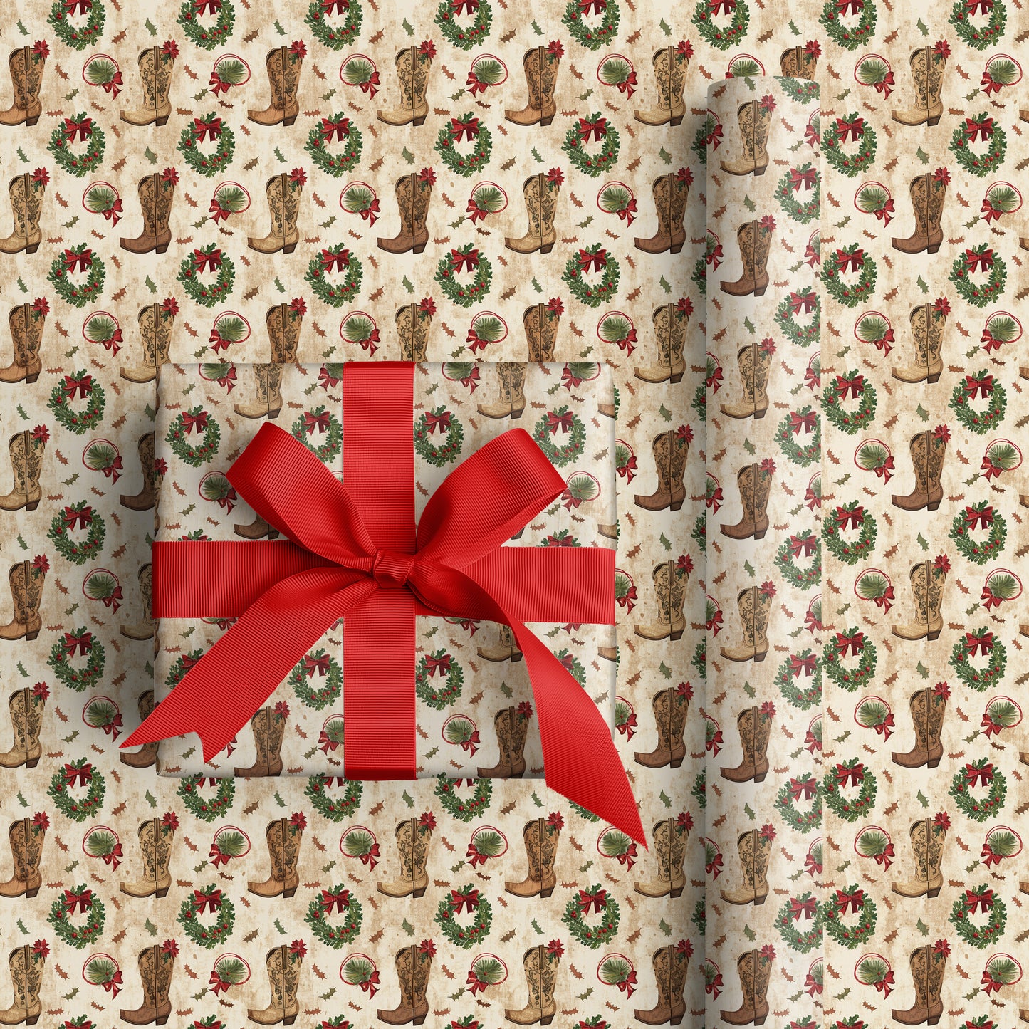 Vintage Cowboy Boots and Christmas Cheer