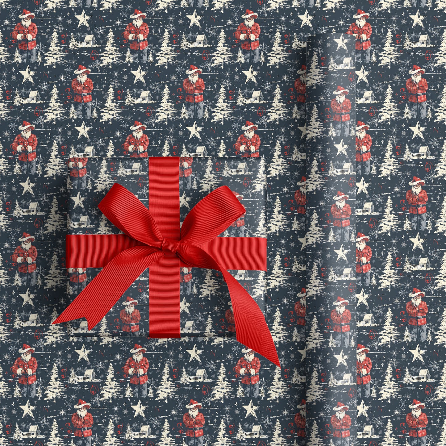 Frontier Santa's Starlit Journey