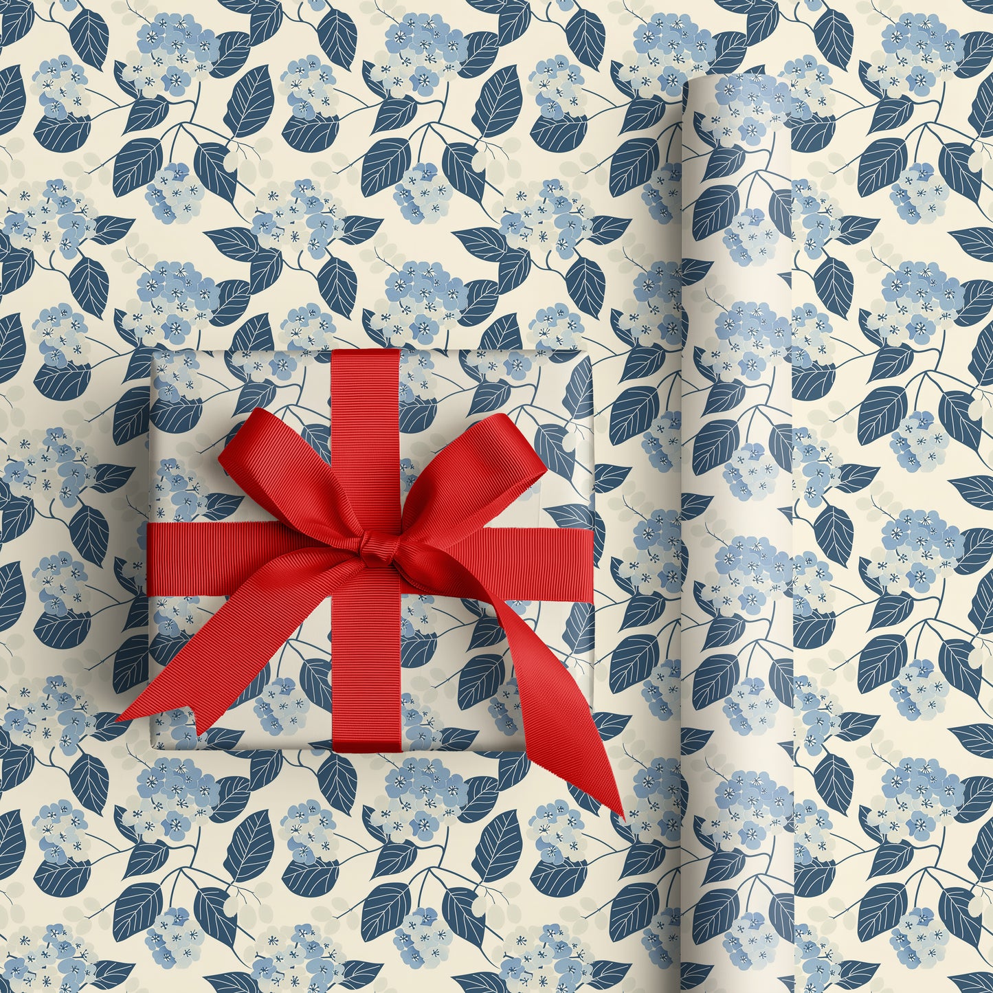 Blue Flowers Dance Between Leaves