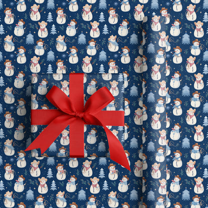 Snowmen Ride The Winter Range