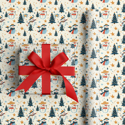 Snowmen Dance Through Winter's Playground