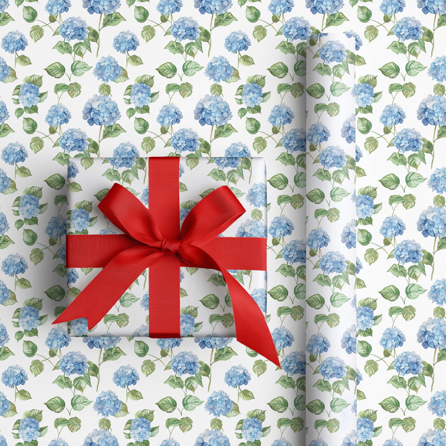 Blue Hydrangeas Dancing Softly