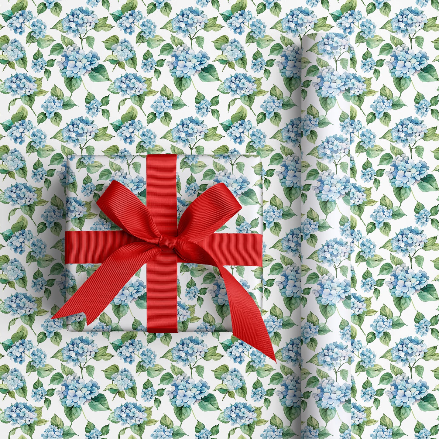 Blue Hydrangeas Dance With Light