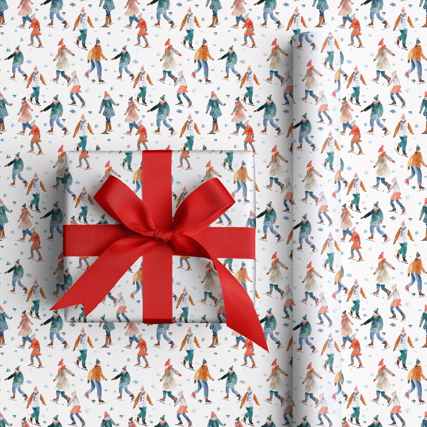 Winter's Joyful Dance On Ice