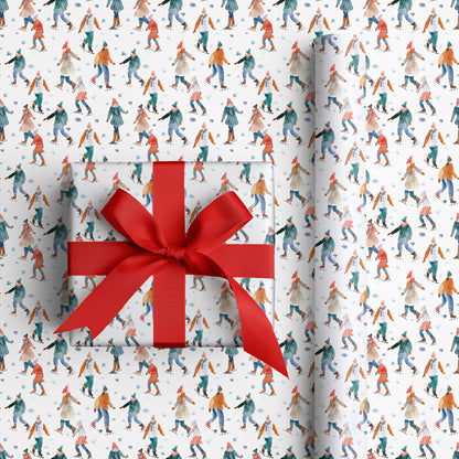 Winter's Joyful Dance On Ice