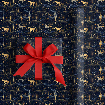 Starlit Saguaros Dance Midnight