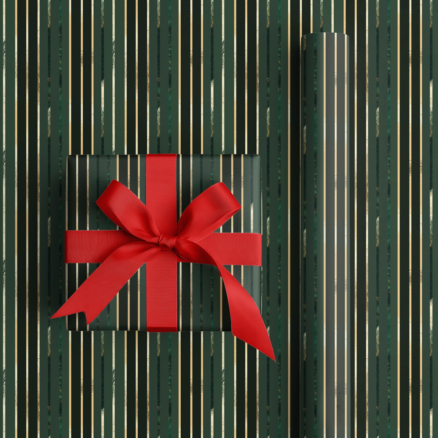 Emerald Rhythms Between Gold Shadows