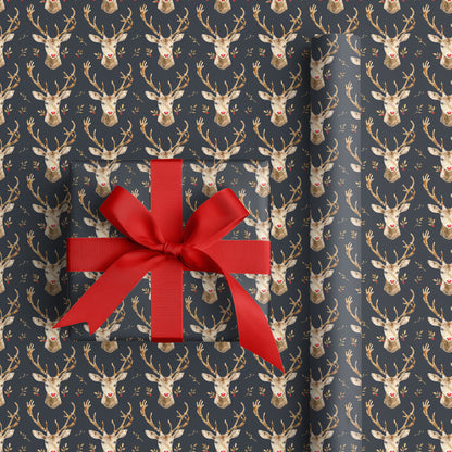 Reindeer Dancing Through Winter's Night