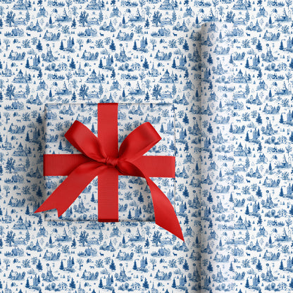 Winter's Blue Porcelain Memories