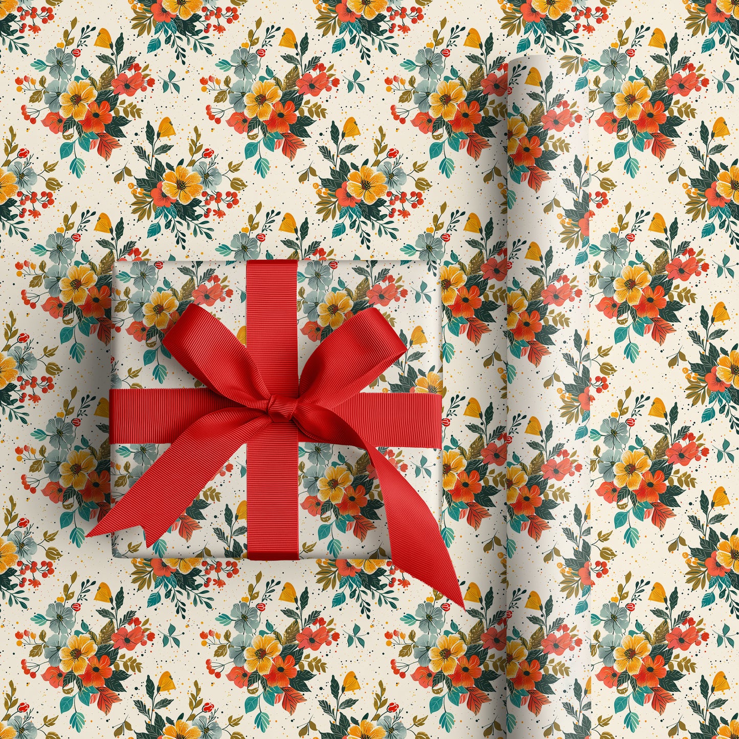 Autumn's Playful Botanical Dance