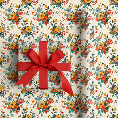 Autumn's Playful Botanical Dance