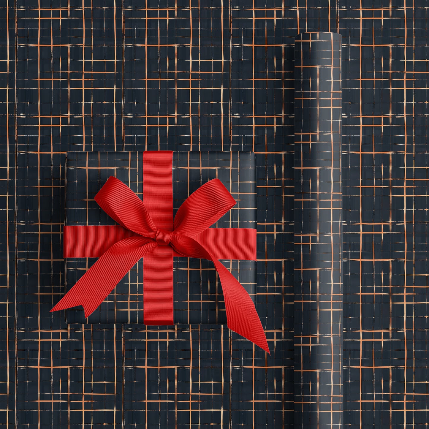 Copper Threads Weave Midnight