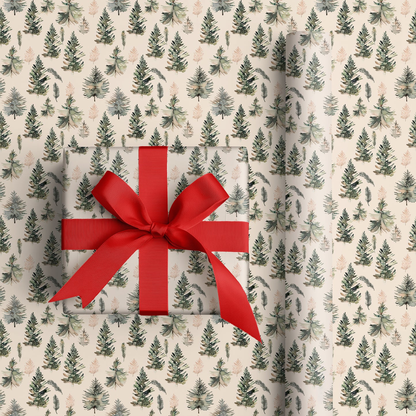 Soft Pines Dancing Between Seasons