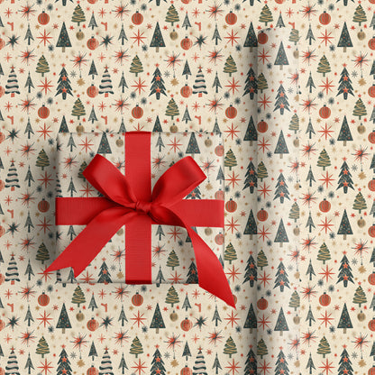 Stars Spark Between Winter Trees