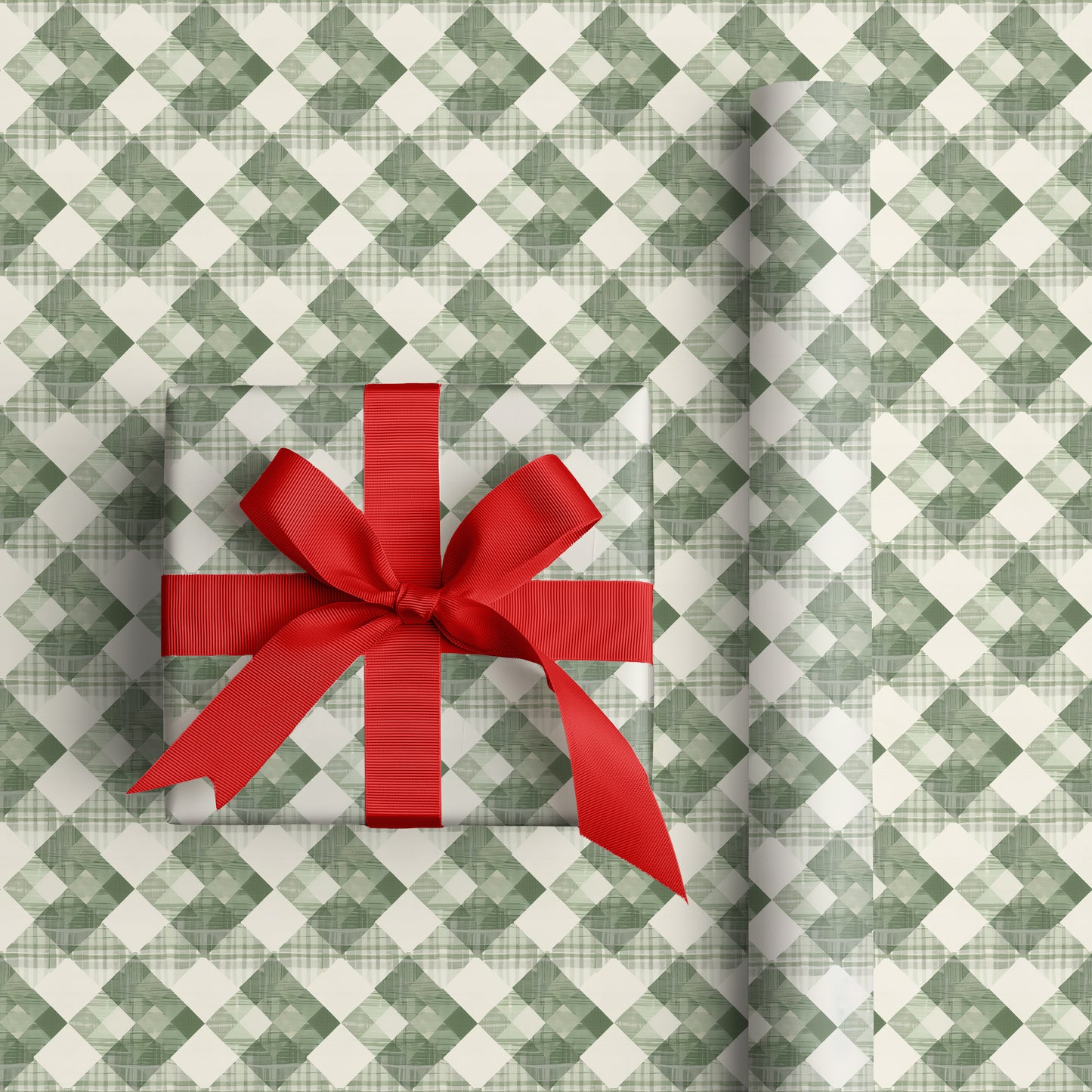 Sage Diamonds Dancing Softly