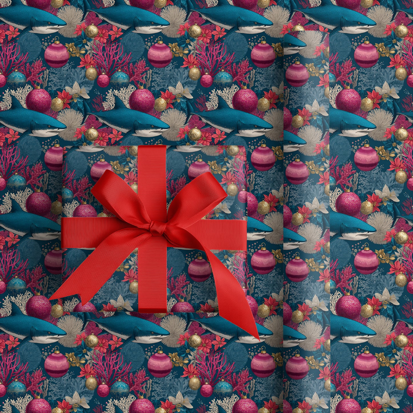 Shark Carols Through Coral Christmas