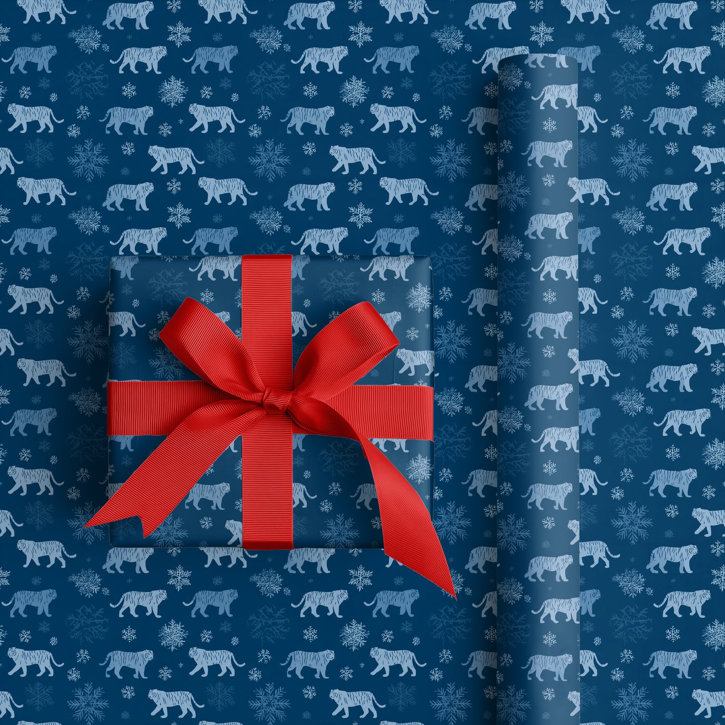 Tigers Dance Through Winter's Realm