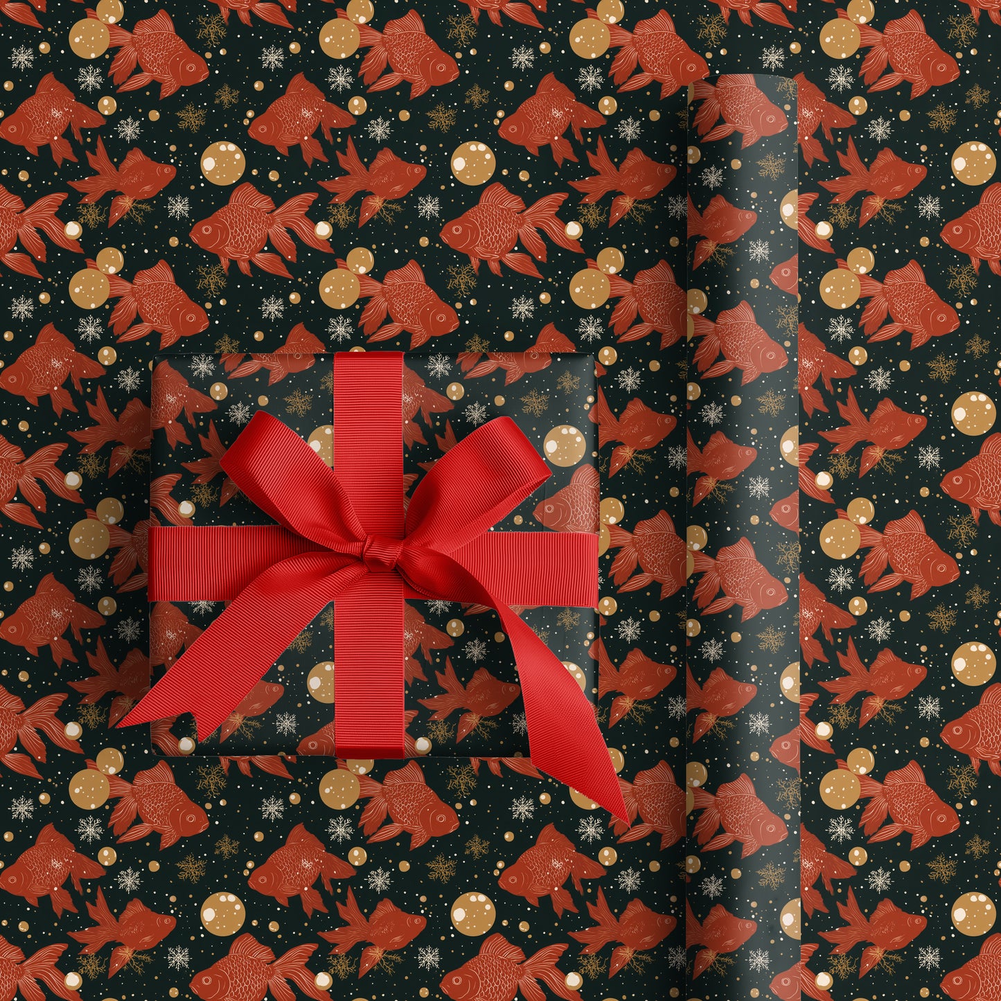 Winter Swims Through Crimson Dreams