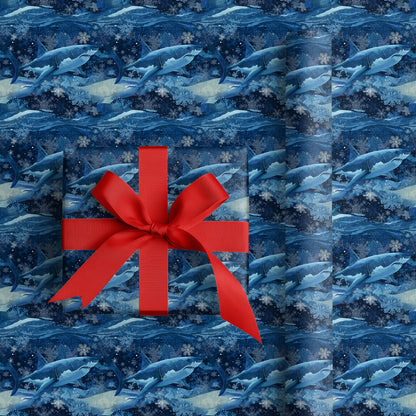 Frost Fins Swimming Through Midnight