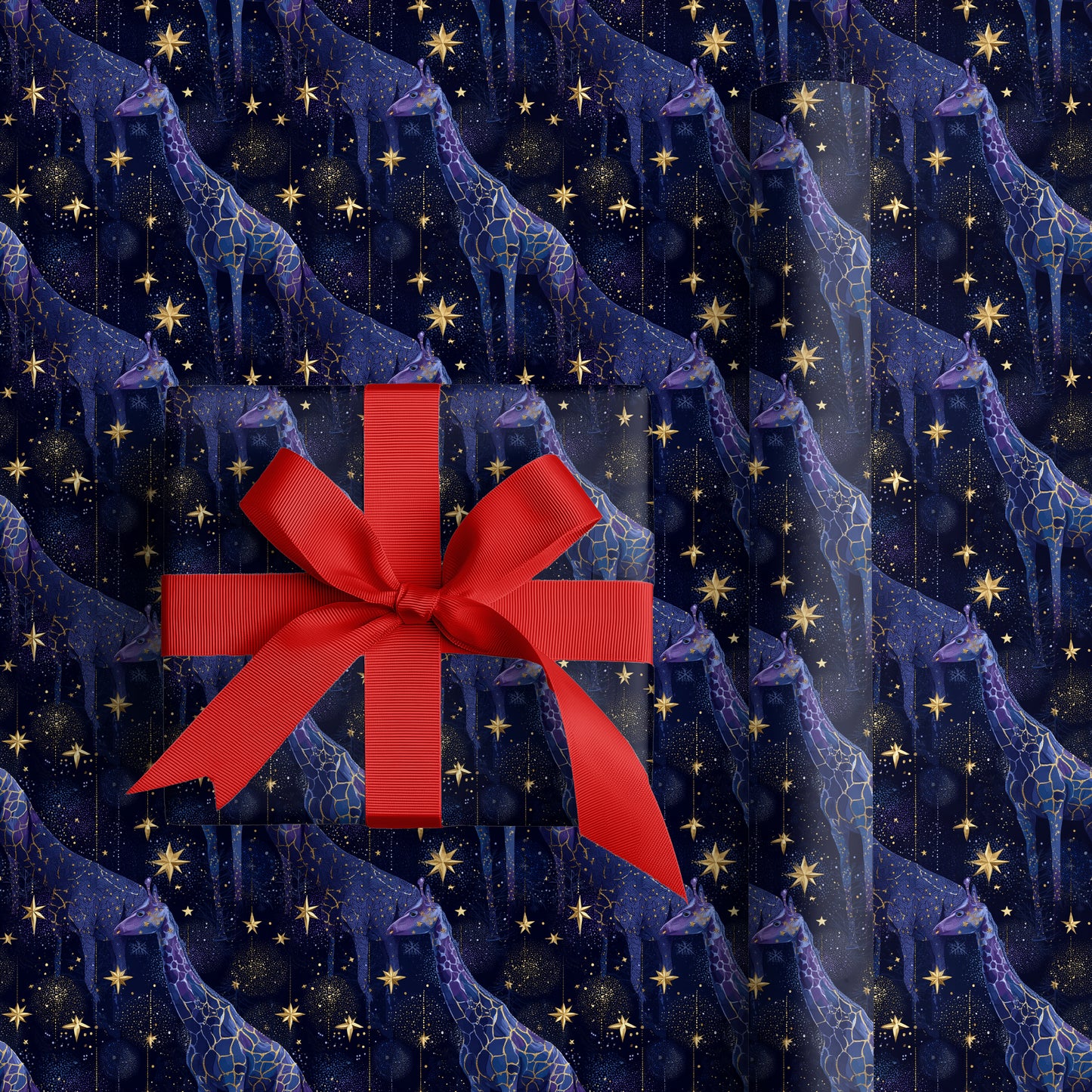 Starlight Traces Celestial Giraffe