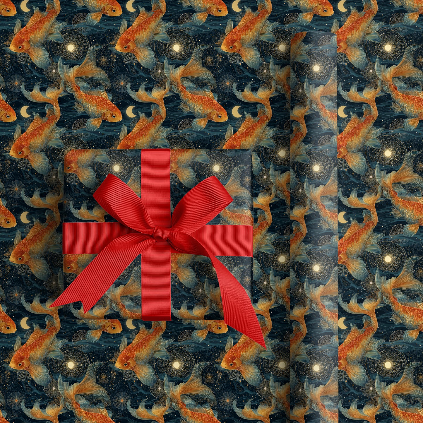 Midnight Currents Dance Celestial Waters