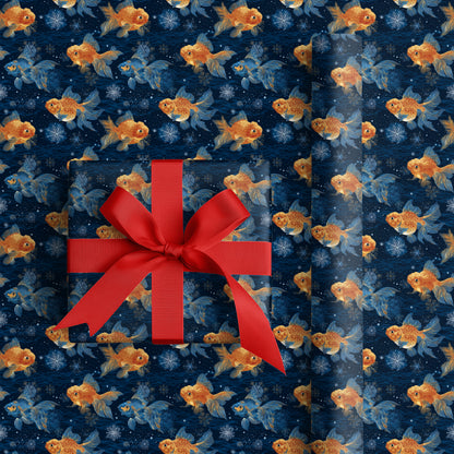 Celestial Fins Dancing Through Midnight