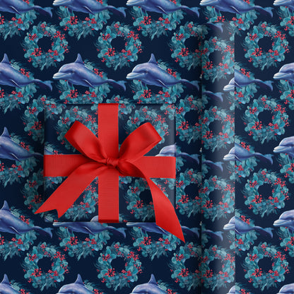 Whales Dance Through Winter's Garden