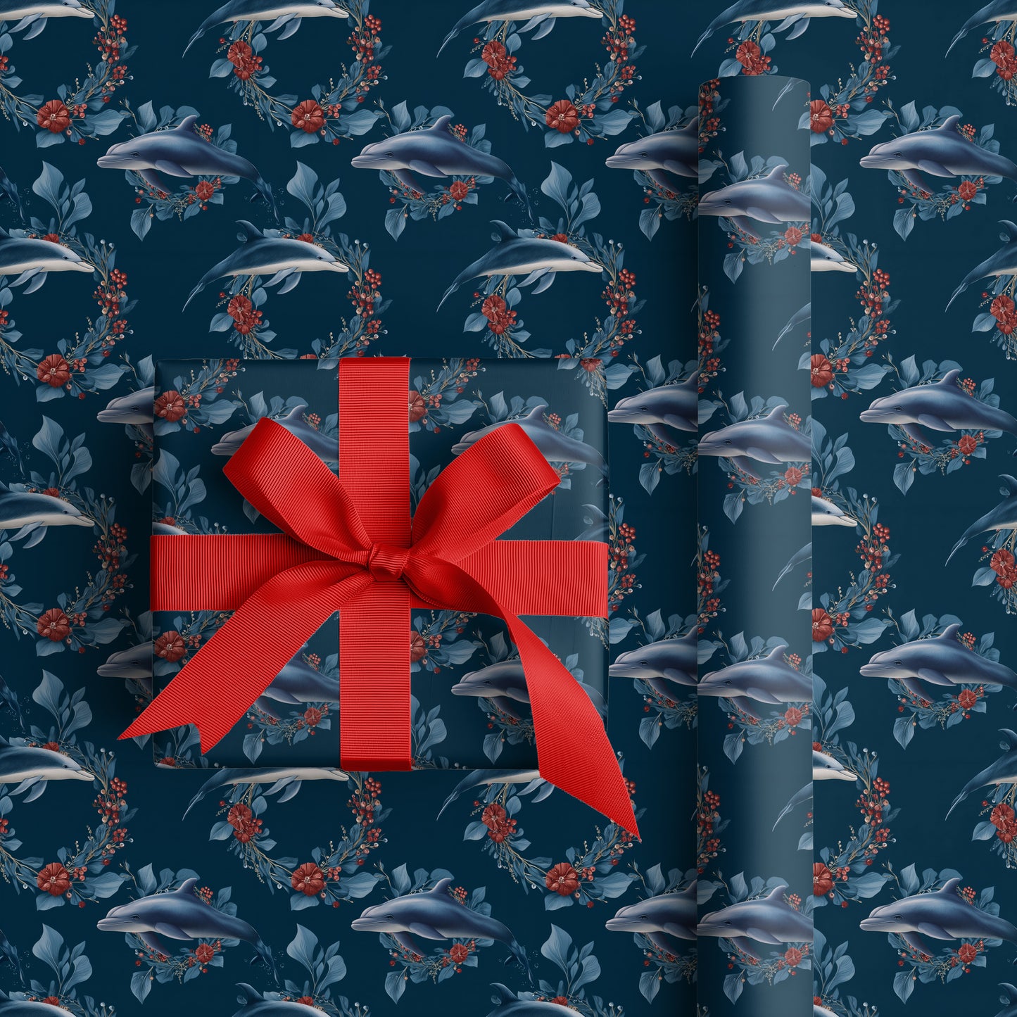 Ocean's Ballet In Midnight Blue