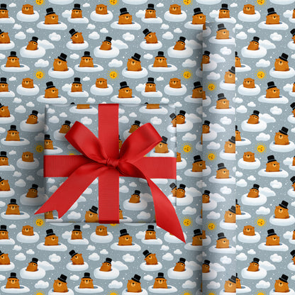 Cloudy Bears Ride Winter's Breeze