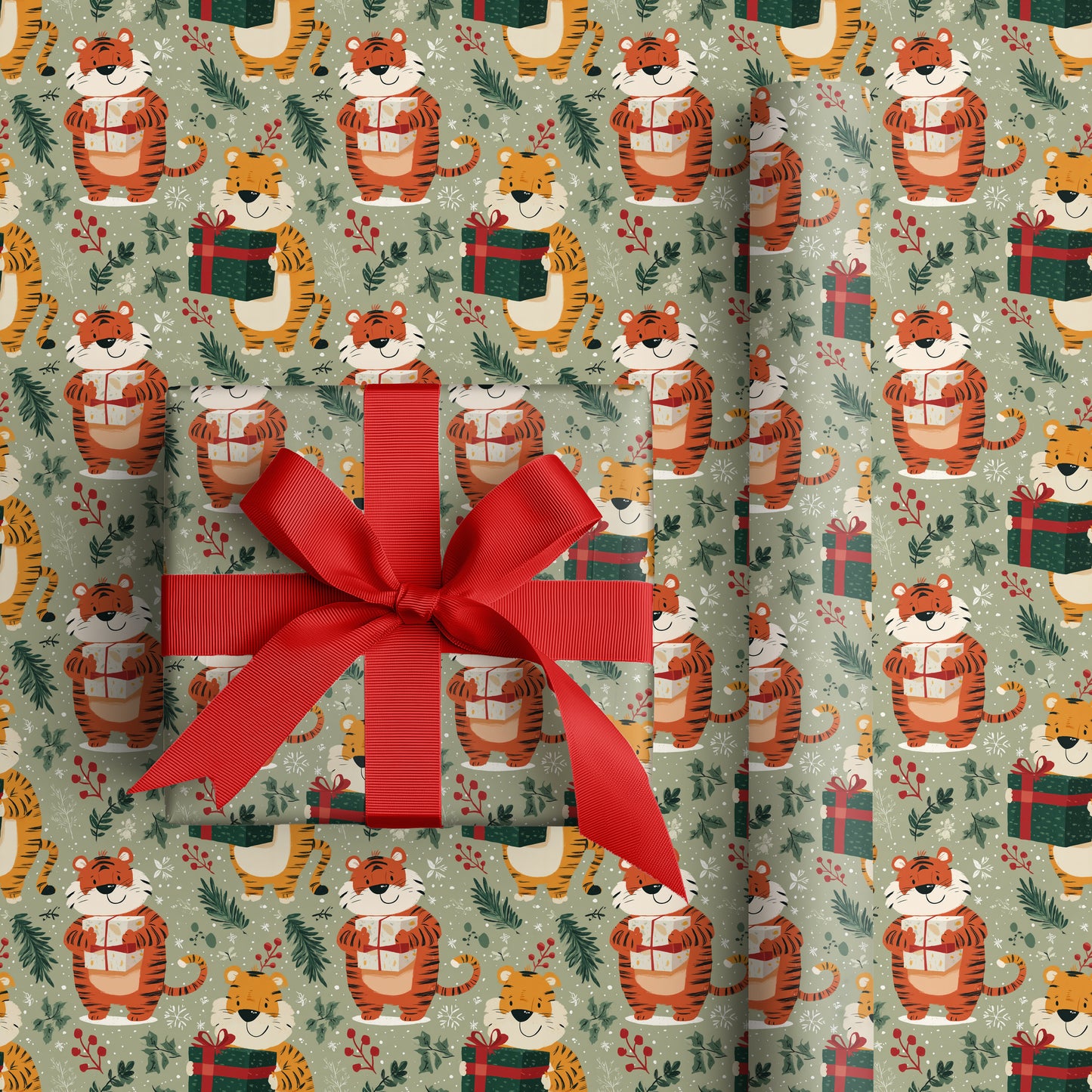 Tigers Wrap Gifts With Festive Joy