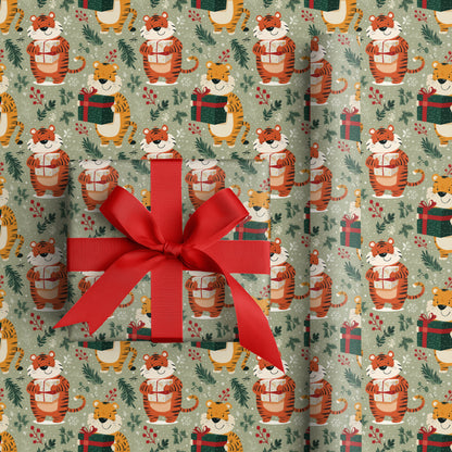 Tigers Wrap Gifts With Festive Joy