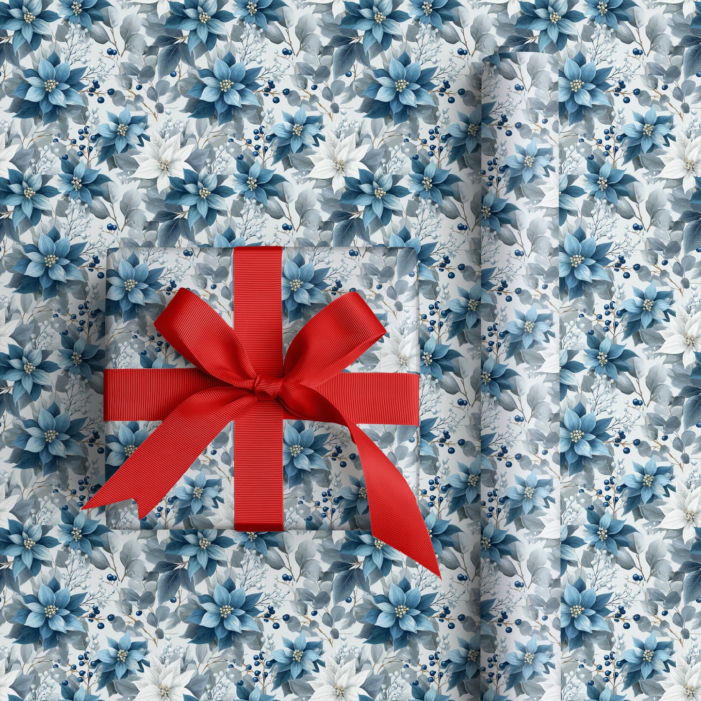 Midnight Poinsettia's Winter Whisper